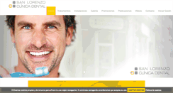 Desktop Screenshot of clinicadentalsanlorenzo.com