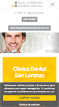 Mobile Screenshot of clinicadentalsanlorenzo.com